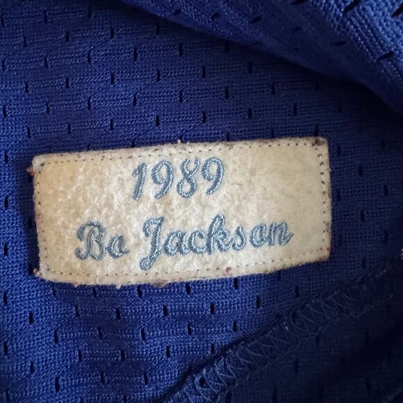 100% Authentic Mitchell & Ness Bo Jackson 1989 MLB Kansas City Royals Jersey 40 - Picture 7 of 9